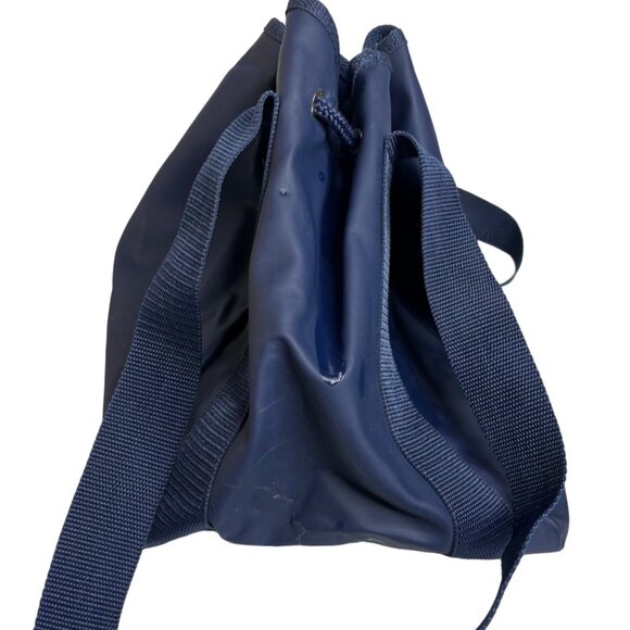 Ralph Lauren Polo Sport Navy Blue Drawstring Bucket Bag Y2K 90's - Picture 3 of 9